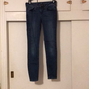 Juniors jeggings size 3 dark denim